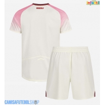 Camisa de time de futebol Bayer Leverkusen Replicas 2º Equipamento Infantil 2025-26 Manga Curta (+ Calças curtas)